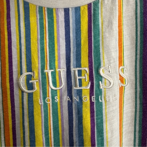 Guess Originals Striped Vintage Shirt Size Medium - Picture 2 of 7